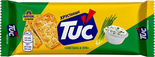 Крекер TUC Sour Cream and Onion Сметана и лук, 100г, картинка