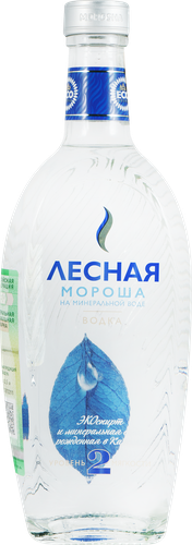 Водка МОРОША На минеральной воде Карелии уровень мягкости №2 40%, 0.5л