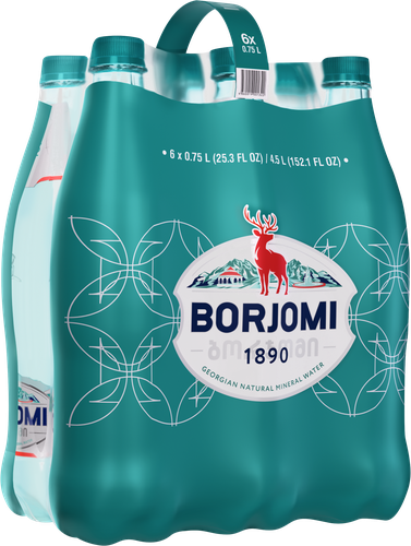 Вода минеральная BORJOMI, 0.75л, фотография