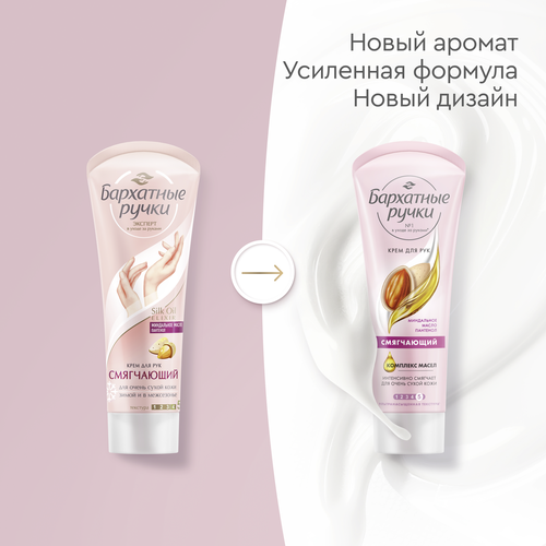 Крем для рук БАРХАТНЫЕ РУЧКИ Смягчающий, 80г, фото