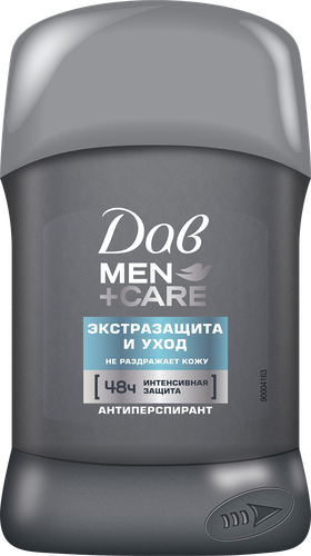 Дезодорант-антиперспирант стик мужской ДАВ Men Экстразащита и уход, 50мл, изображение