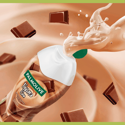 Крем-гель для душа PALMOLIVE Гурмэ Спа Шоколадная вуаль, 250мл, вид