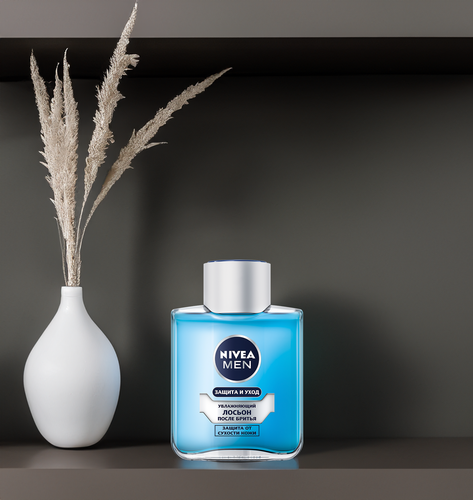 Лосьон после бритья NIVEA Men Защита и уход с алоэ вера, увлажняющий, 100мл, фото