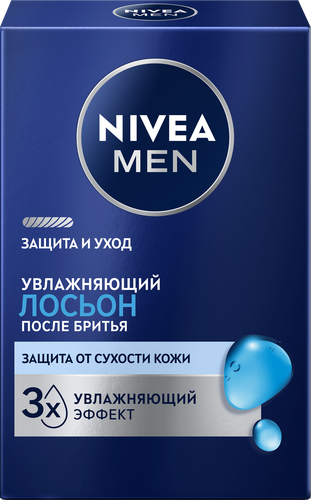Лосьон после бритья NIVEA Men Защита и уход с алоэ вера, увлажняющий, 100мл, вид