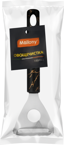 Овощечистка MALLONY из нержавеющей стали, 17,5х5,5см, Арт. 107867, фотография