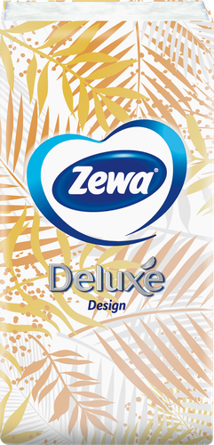 Платочки бумажные носовые ZEWA Deluxe Design 3-слоя, картинка
