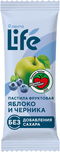 Пастила фруктовая ЛЕНТА LIFE Ассорти, 200г, изображение