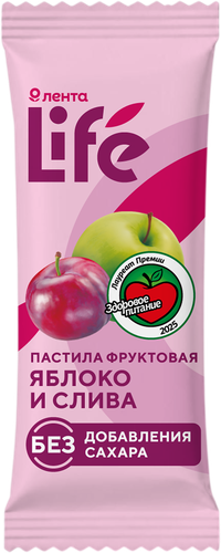 Пастила фруктовая ЛЕНТА LIFE Ассорти, 200г, картинка
