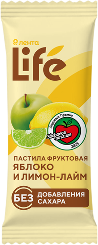 Пастила фруктовая ЛЕНТА LIFE Ассорти, 200г, вид