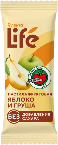 Пастила фруктовая ЛЕНТА LIFE Ассорти, 200г, крупный план