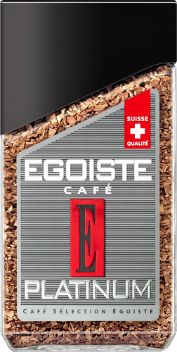 Кофе растворимый EGOISTE Platinum сублимированный, ст/б, 100г, детальное фото