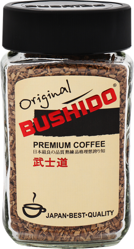 Кофе растворимый BUSHIDO Original сублимированный, ст/б, 100г, изображение