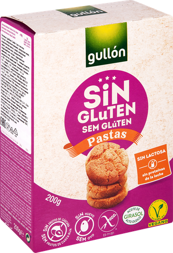 Печенье безглютеновое GULLON Cookies, 200г, крупный план