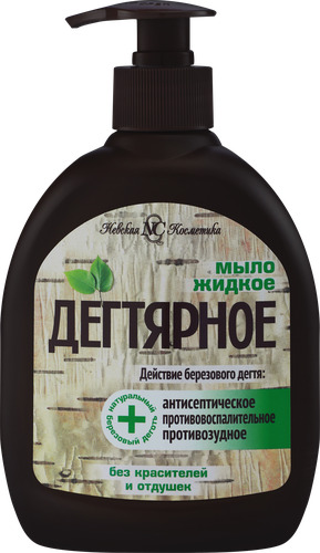 Жидкое мыло НЕВСКАЯ КОСМЕТИКА Дегтярное, 300мл, изображение