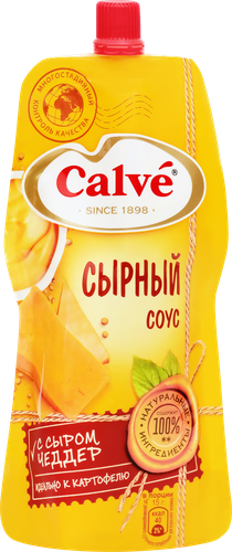 Соус CALVE Сырный, на основе растительных масел 25%, 230г, детальное фото