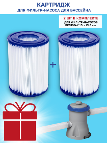 Картридж для фильтр-насоса BESTWAY Flowclear №2, Арт. 58094, фотография