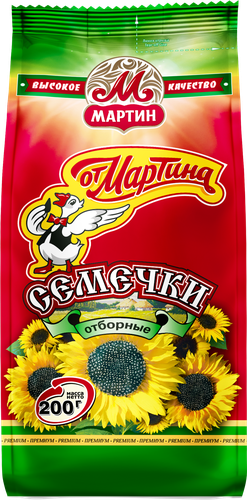 Семечки ОТ МАРТИНА отборные, 200г, детальное фото