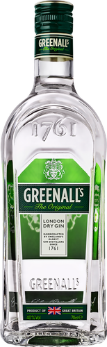 Джин GREENALL'S Original 37,5–40%, 0.7л, крупный план
