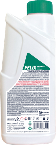 Антифриз FELIX Prolonger G-11 зеленый Арт. 430206030, 1кг, фотография