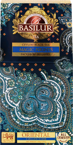 Чай черный BASILUR Восточная Коллекция Волшебные Ночи Magic Night листовой, 100г, картинка