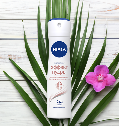 Дезодорант-спрей женский NIVEA Эффект Пудры, 150мл, фотография