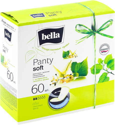 Прокладки ежедневные BELLA Panty Soft Tilia, 60шт, картинка