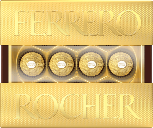 Конфеты FERRERO ROCHER из молочного шоколада с кремовой начинкой, 125г, изображение