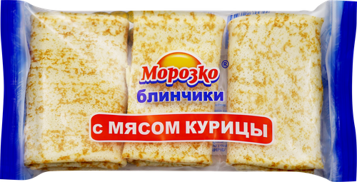 Блинчики МОРОЗКО с мясом курицы, 210г, детальное фото