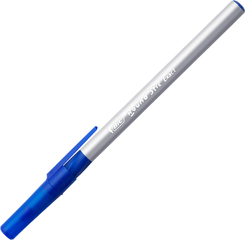 Набор шариковых ручек BIC Round Stic Exact, синий, 8шт, фотография