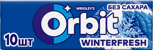 Жевательная резинка ORBIT Winterfresh, 13,6г, детальное фото