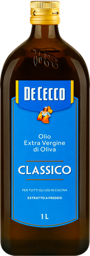 Масло оливковое DE CECCO Classico Olio Extra Vergine Di Oliva нерафинированное высший сорт, 1000мл, фото