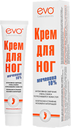 Крем для ног EVO с мочевиной, 50мл, вид