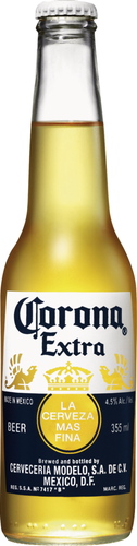 Напиток пивной светлый CORONA Extra фильтрованный пастеризованный 4,5%, 
0,355л, фотография