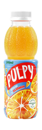 Напиток сокосодержащий Добрый Pulpy Апельсин, 450мл, фотография