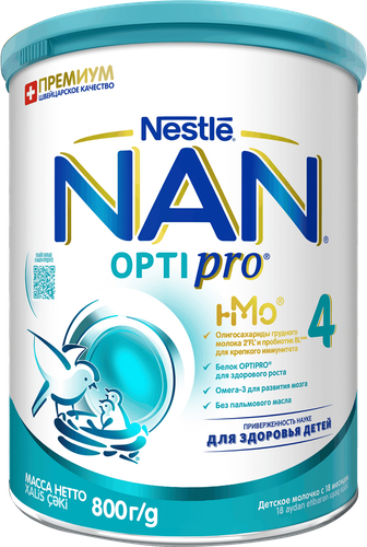 Молочко детское NAN 4 OptiPro, с 18 месяцев, 800г, фото