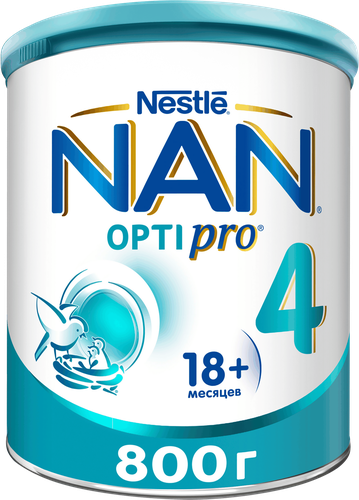 Молочко детское NAN 4 OptiPro, с 18 месяцев, 800г, изображение
