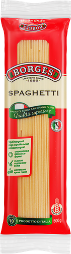 Макароны BORGES Spagetti группа А высший сорт, 500г, детальное фото