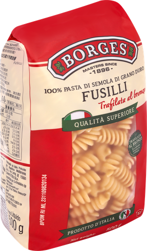 Макароны BORGES Fusilli группа А высший сорт, 500г, изображение
