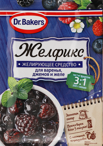 Средство для варенья, джемов и желе DR.OETKER Желфикс 3:1, 25г, вид