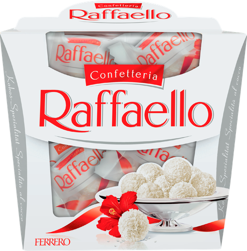Конфеты RAFFAELLO с цельным миндальным орехом в кокосовой обсыпке, 150г, картинка