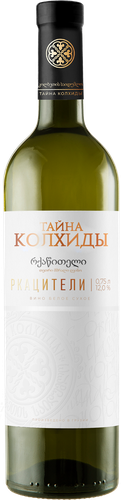 Вино ТАЙНА КОЛХИДЫ Ркацители сортовое ординарное белое сухое, 0.75л