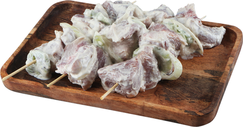 Шашлык из свиной шеи с киви ЛЕНТА FRESH, весовой, фотография