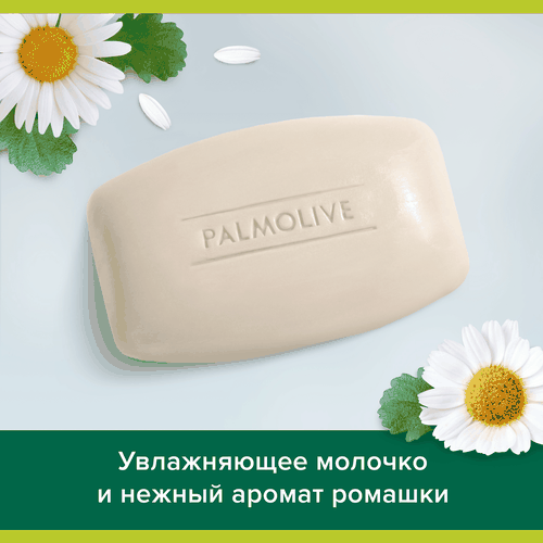 Туалетное мыло PALMOLIVE Натурэль Баланс и мягкость с экстрактом ромашки и витамином Е, 90г, вид