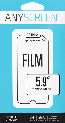 Пленка DEPPA универсальная прозрачная 129х73мм, детальное фото