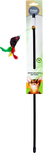 Игрушка для кошек TRIOL Удочка с мышкой, картинка