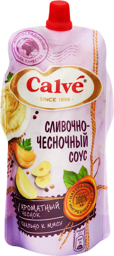 Соус для мяса CALVE Сливочно-чесночный, 230г, фотография