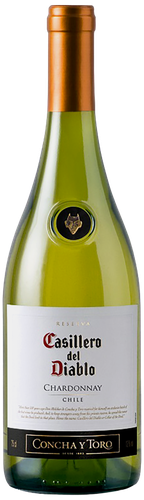 Вино CASILLERO DEL DIABLO Concha Y Toro Шардоне выдержанное белое сухое, 0.75л, изображение
