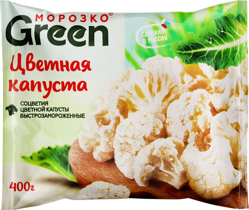 Капуста цветная замороженная МОРОЗКО GREEN, 400г, изображение