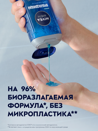 Гель для душа мужской NIVEA Пробуждающий, 250мл, фото