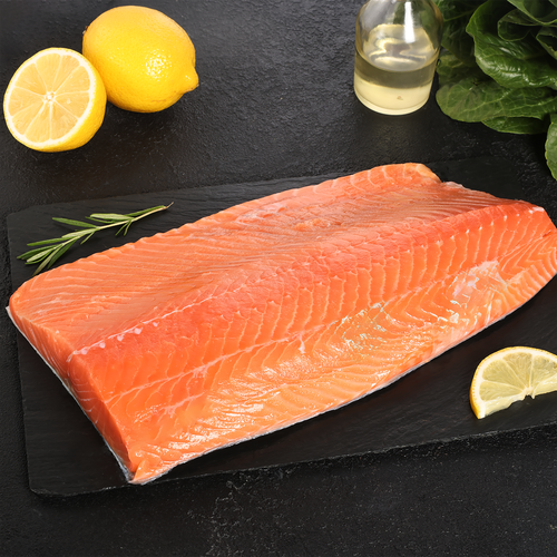 Лосось Атлантический филе (из замороженного сырья) Премиум ЛЕНТА FRESH, весовой, изображение